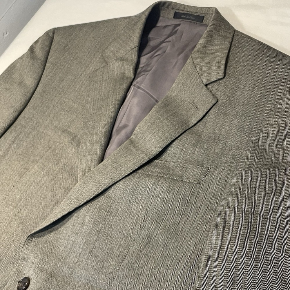 Ralph Lauren Wool Herringbone Blazer 42L | Old Money Ivy League‎ Sport Coat
